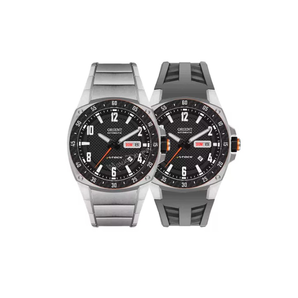 RELOGIO ORIENT AUTOMATICO F49TT037 P2SX Prata/Chumbo 2