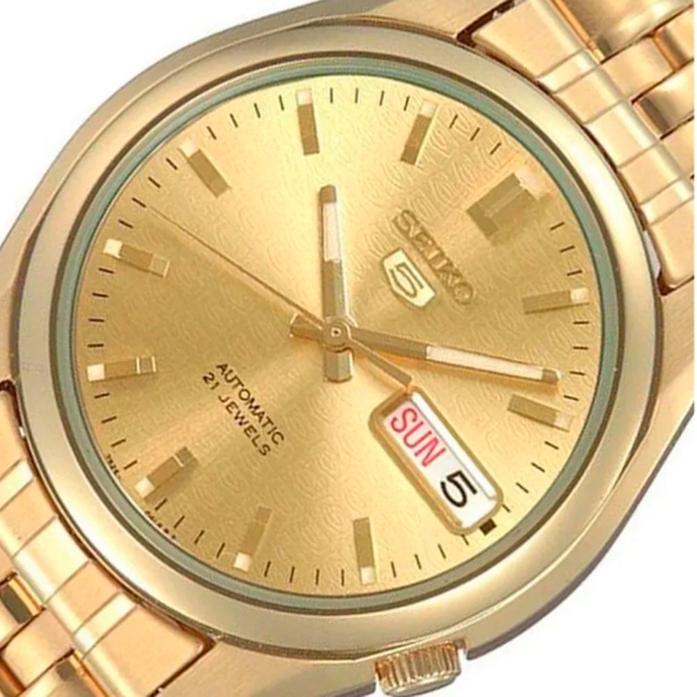 Relogio Seiko Snk366B1 C1Kx Dourado 2