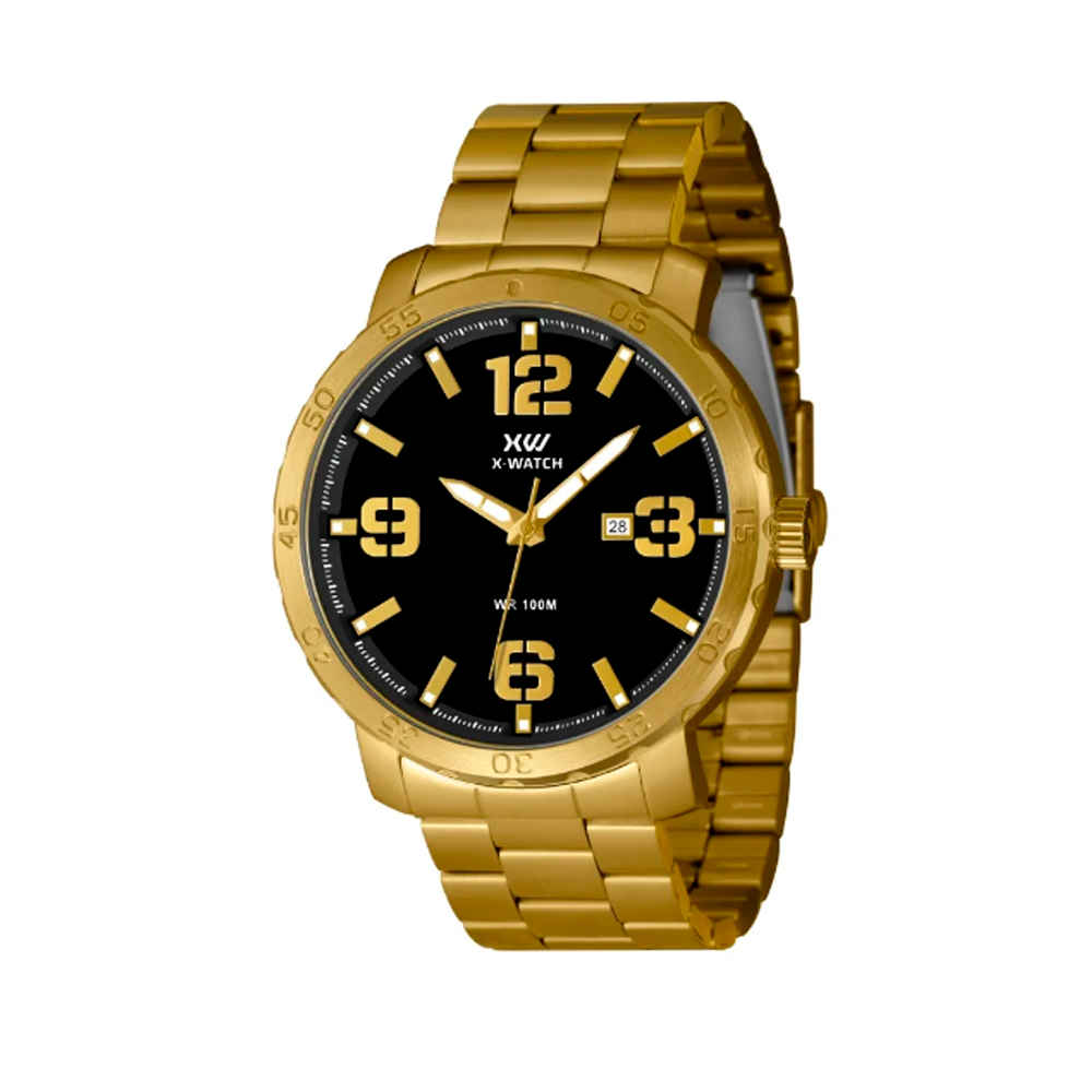 Relogio X-Watch Xmgs1039 P2Kx Dourado 1
