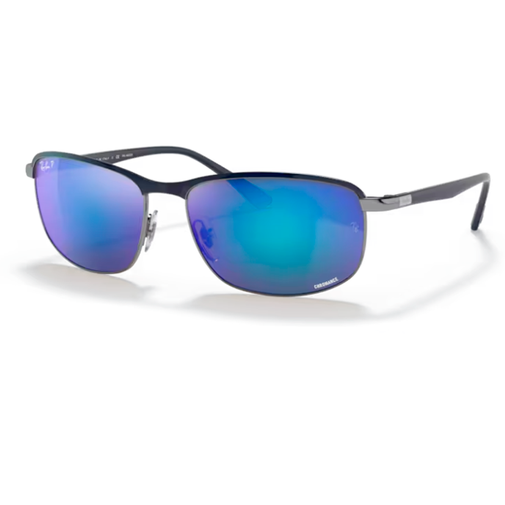 OCULOS SOLAR RAY-BAN RB3671CH 92044L60 Prata/Chumbo 1