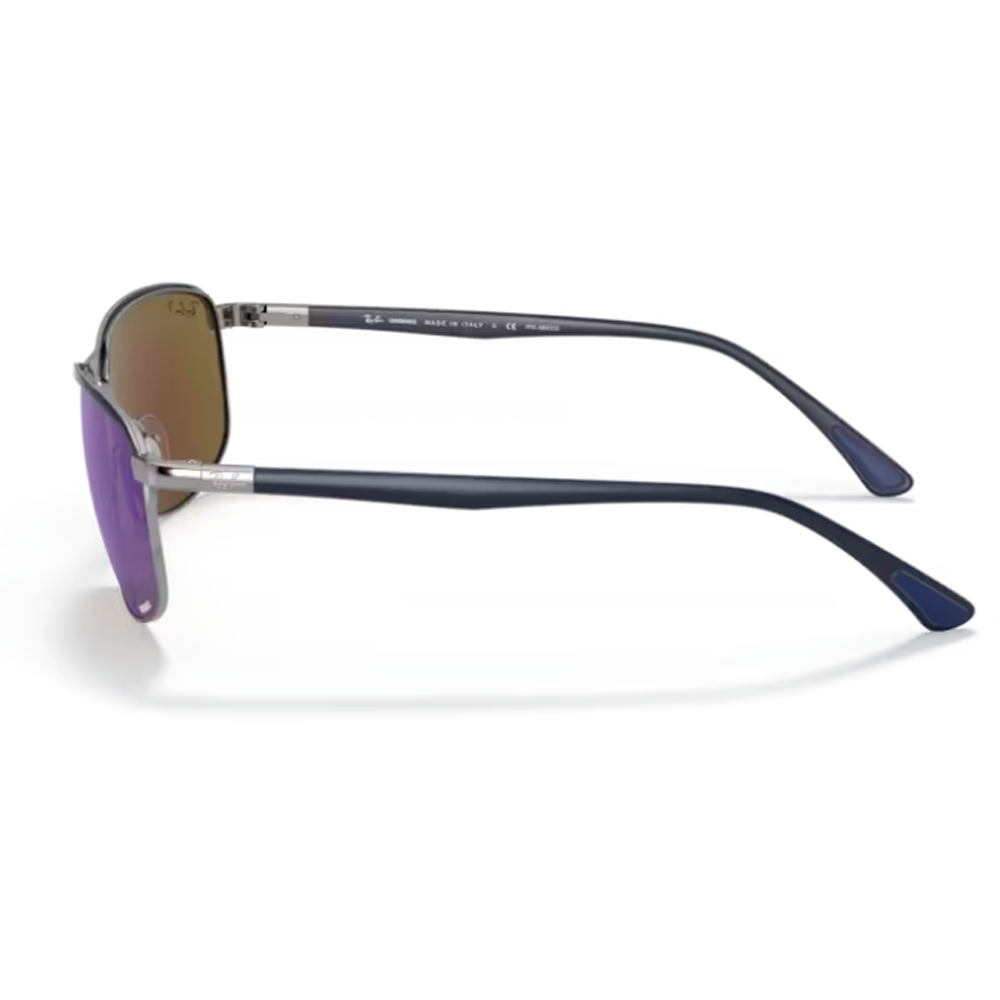 OCULOS SOLAR RAY-BAN RB3671CH 92044L60 Prata/Chumbo 2