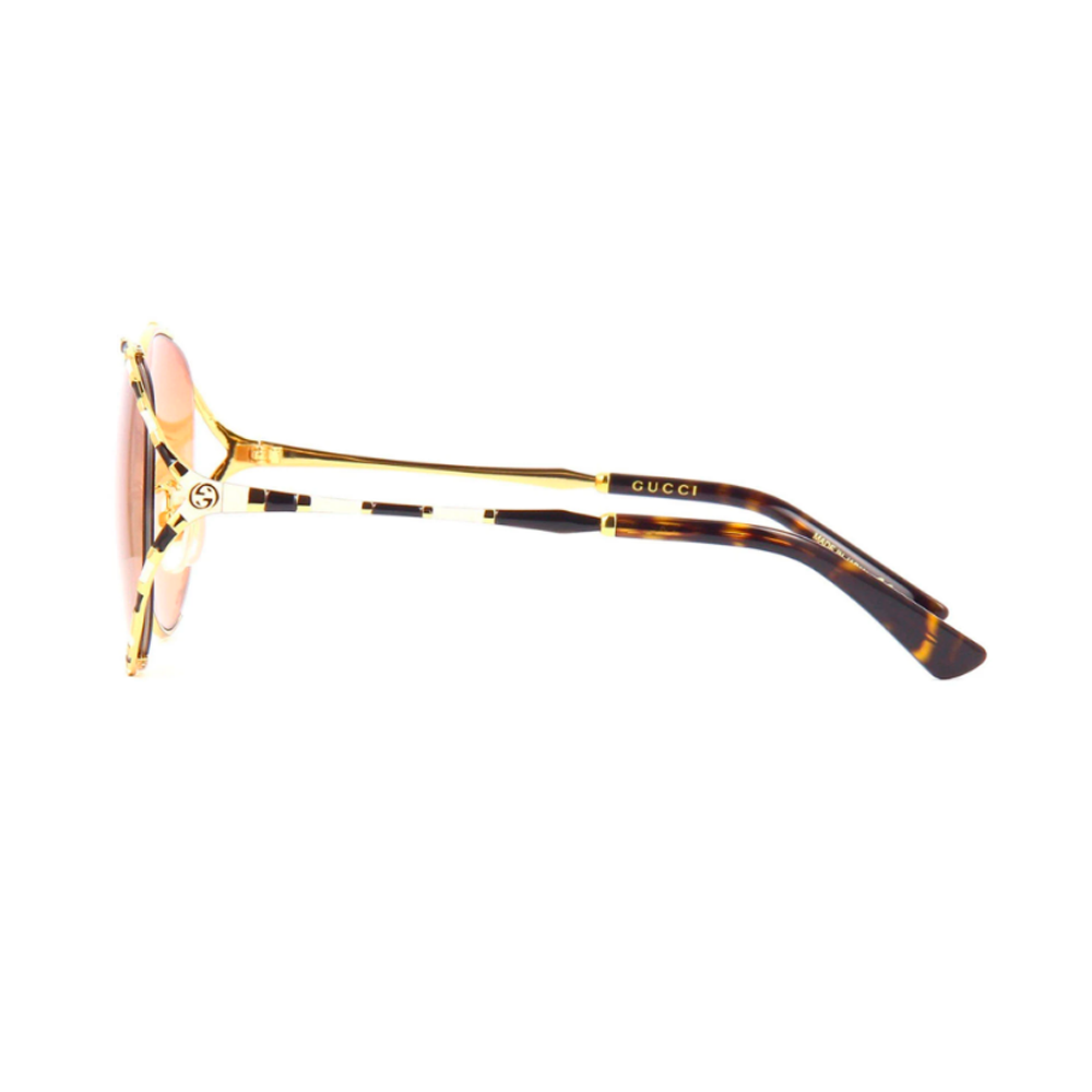 OCULOS SOLAR GUCCI GG0595S-004 59 Dourado 3