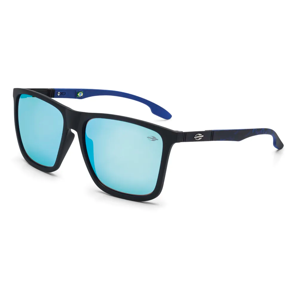 OCULOS SOLAR MORMAII M0034ADC12 Preto/Azul 1