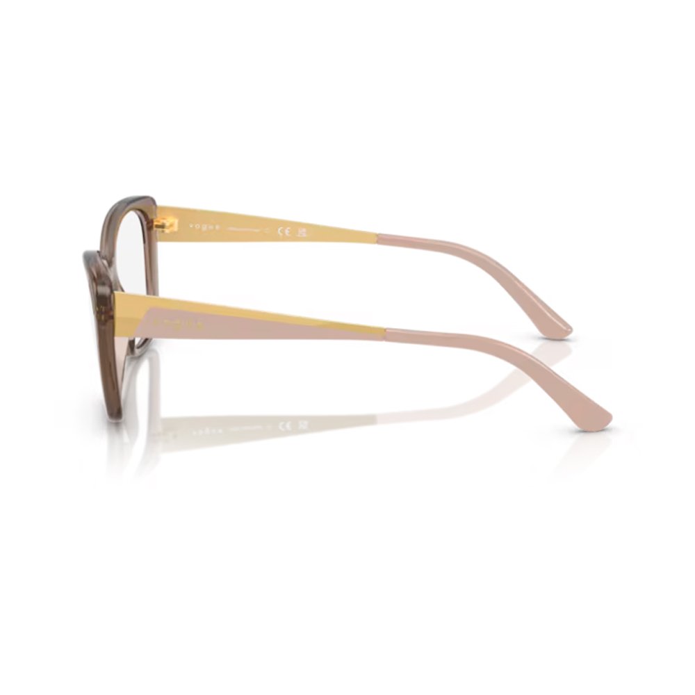 Armacao Vogue Vo5587L 3156 54 Marrom 2