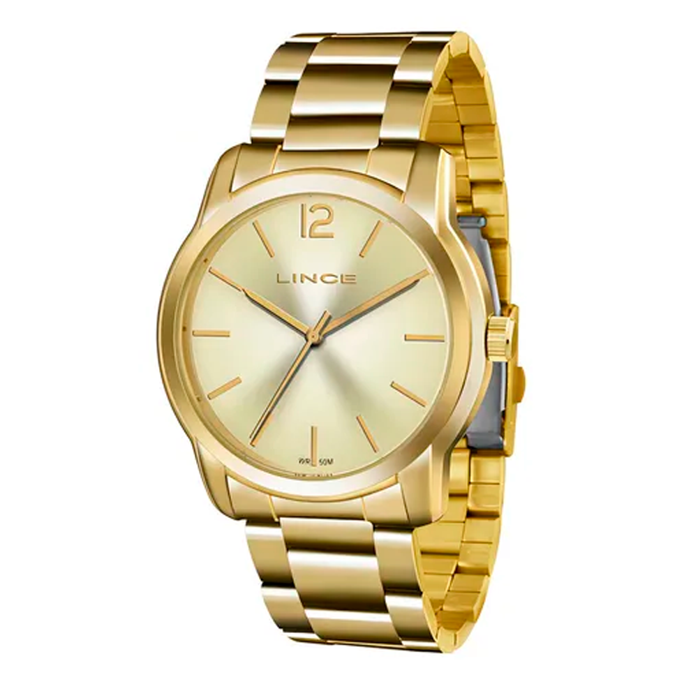 RELOGIO LINCE LRG4447L C2KX Dourado 1