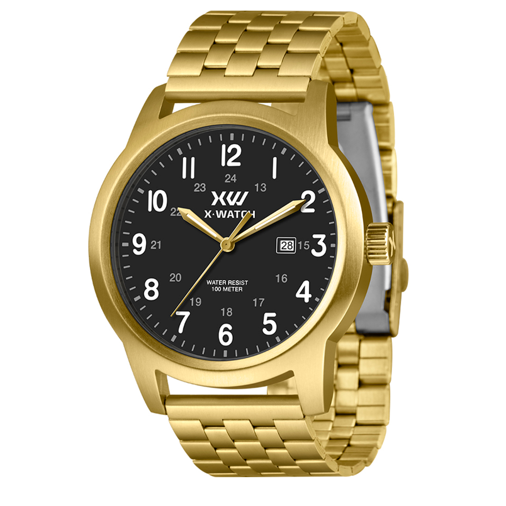 RELOGIO X-WATCH XMGS1046 P2KX Dourado 1