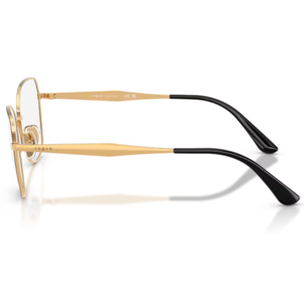 Armacao Vogue Vo4344L 5197 53 Dourado 2