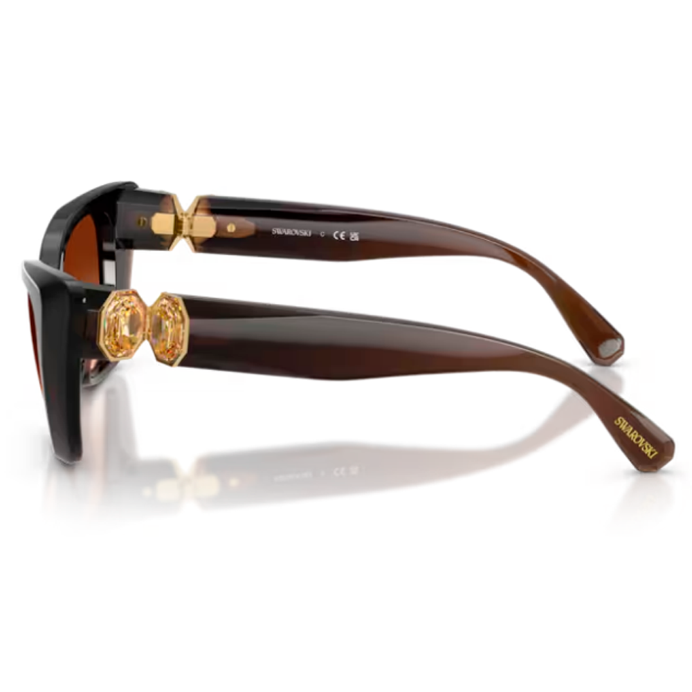 Oculos Solar Swarovski Sk6047 10847454 Marrom 3