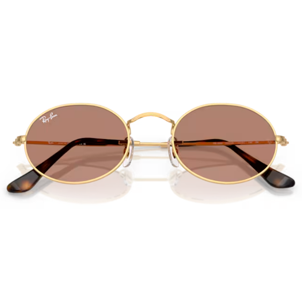 OCULOS SOLAR RAY-BAN RB3547 001/1A51 Dourado 4