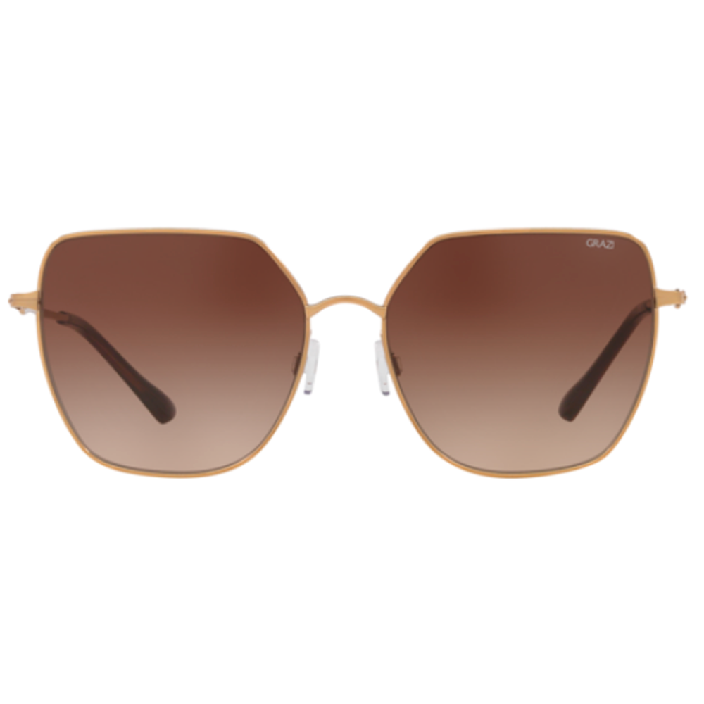 OCULOS SOLAR GRAZI GZ2017 M136 58 Dourado 2