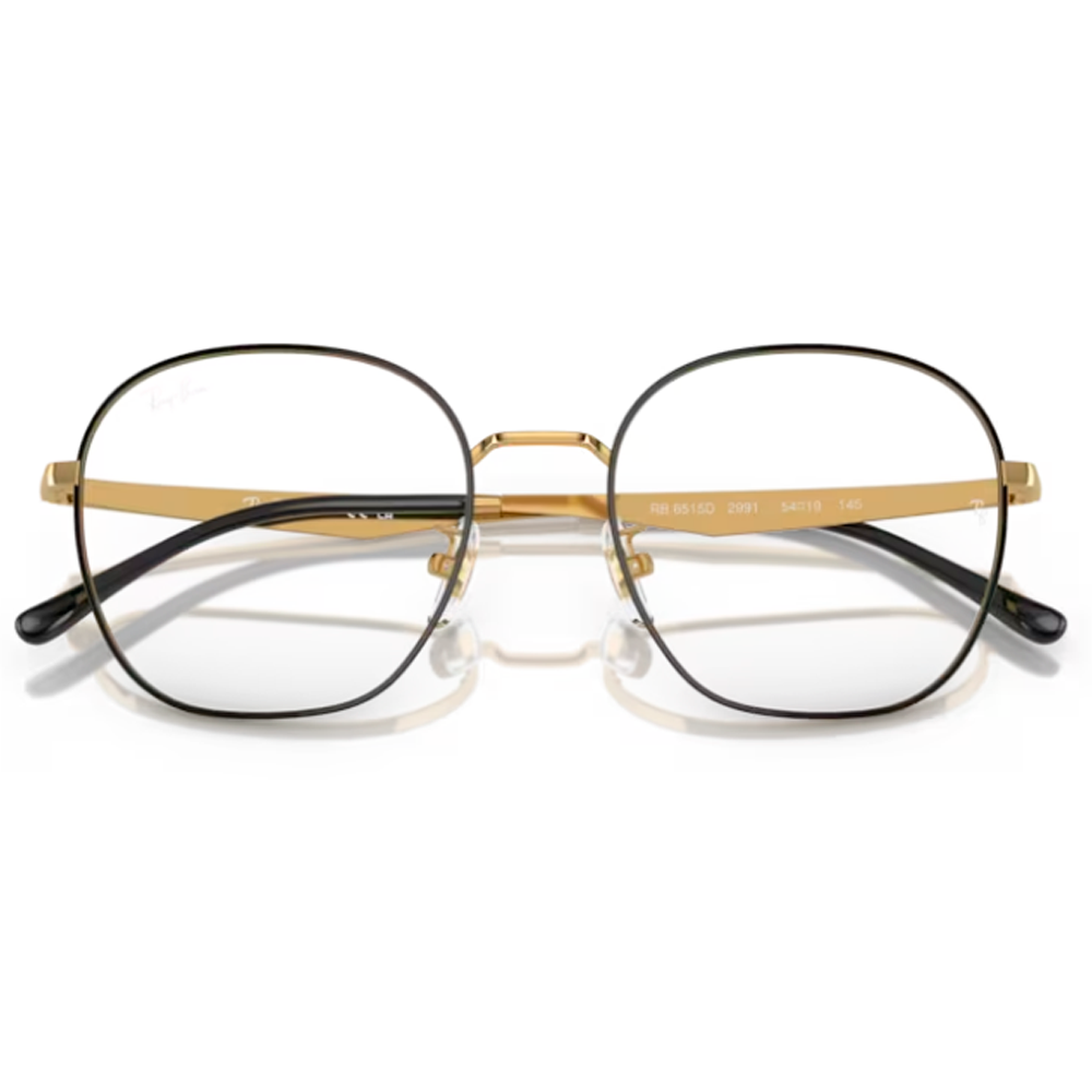 Armacao Ray-Ban Rx6515D 2991 54 Dourado 4