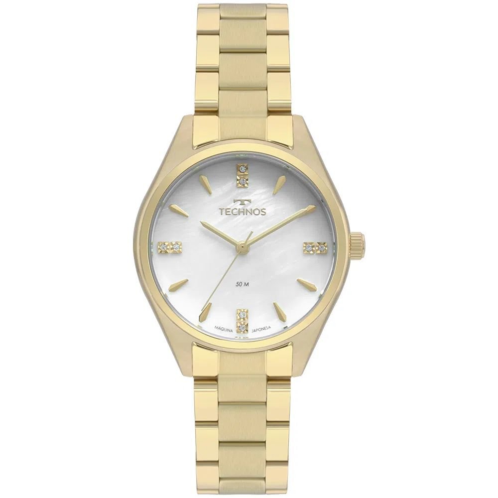 Relógio Technos Feminino Elegance Boutique 2036MKQ/4B Dourado 1
