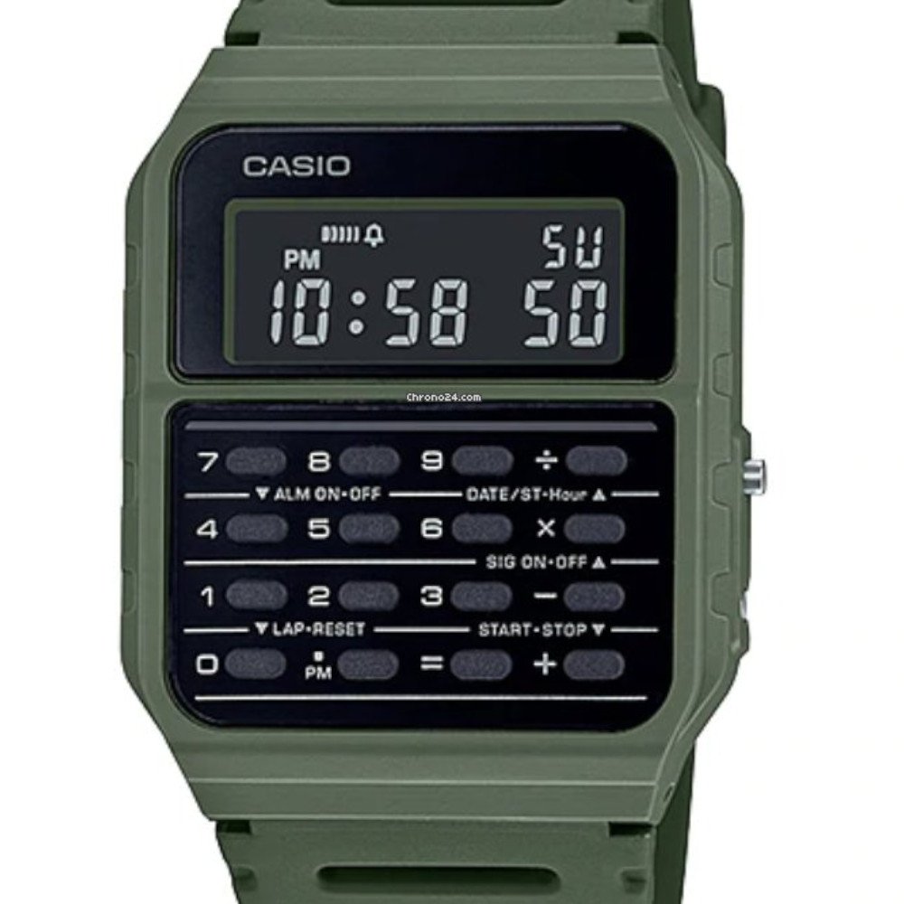 Relógio Unissex Casio CA-53WF-3B Verde 2
