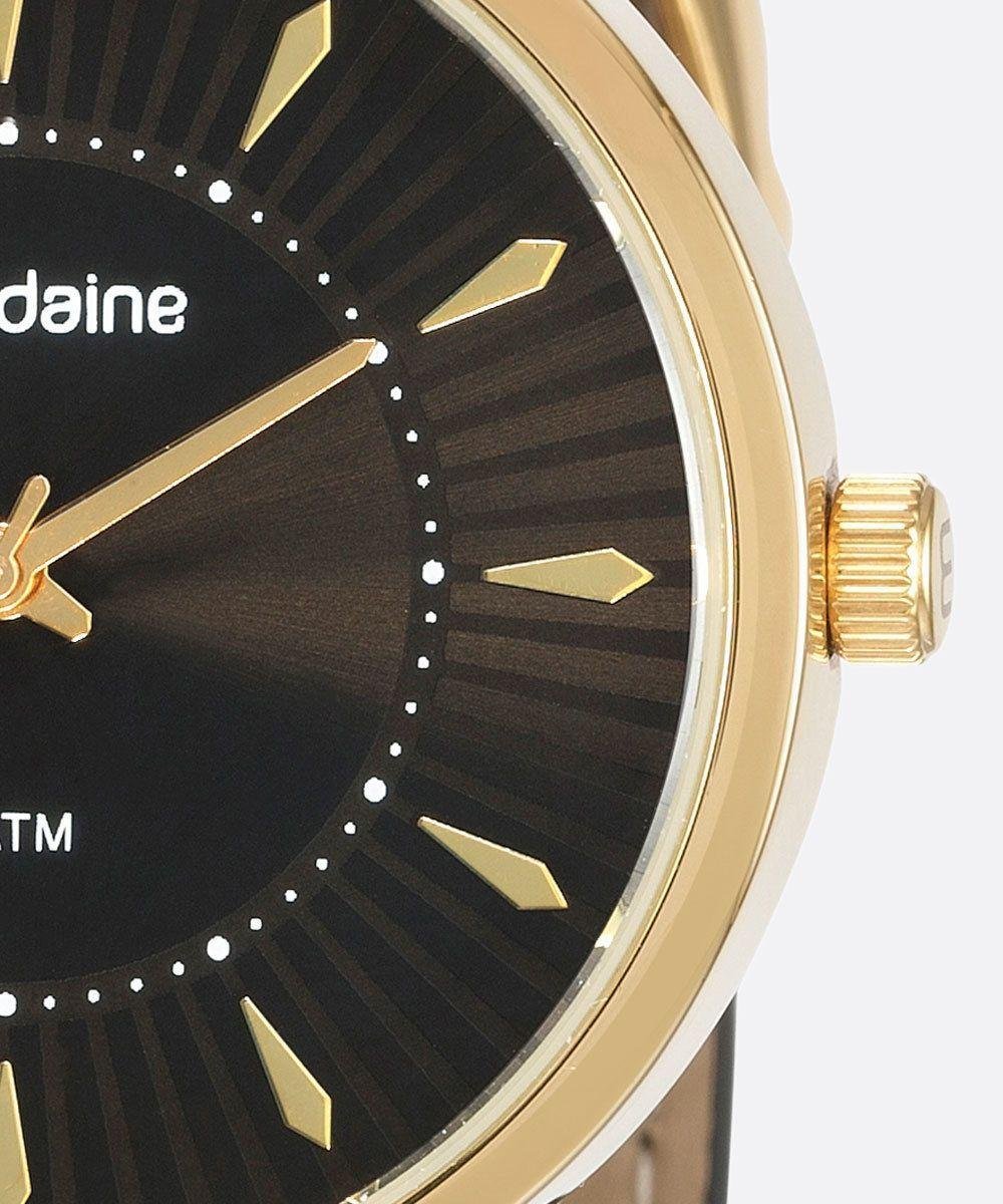 Relógio Mondaine Feminino Classic Dourado 53602LPMVDH3 Preto 4