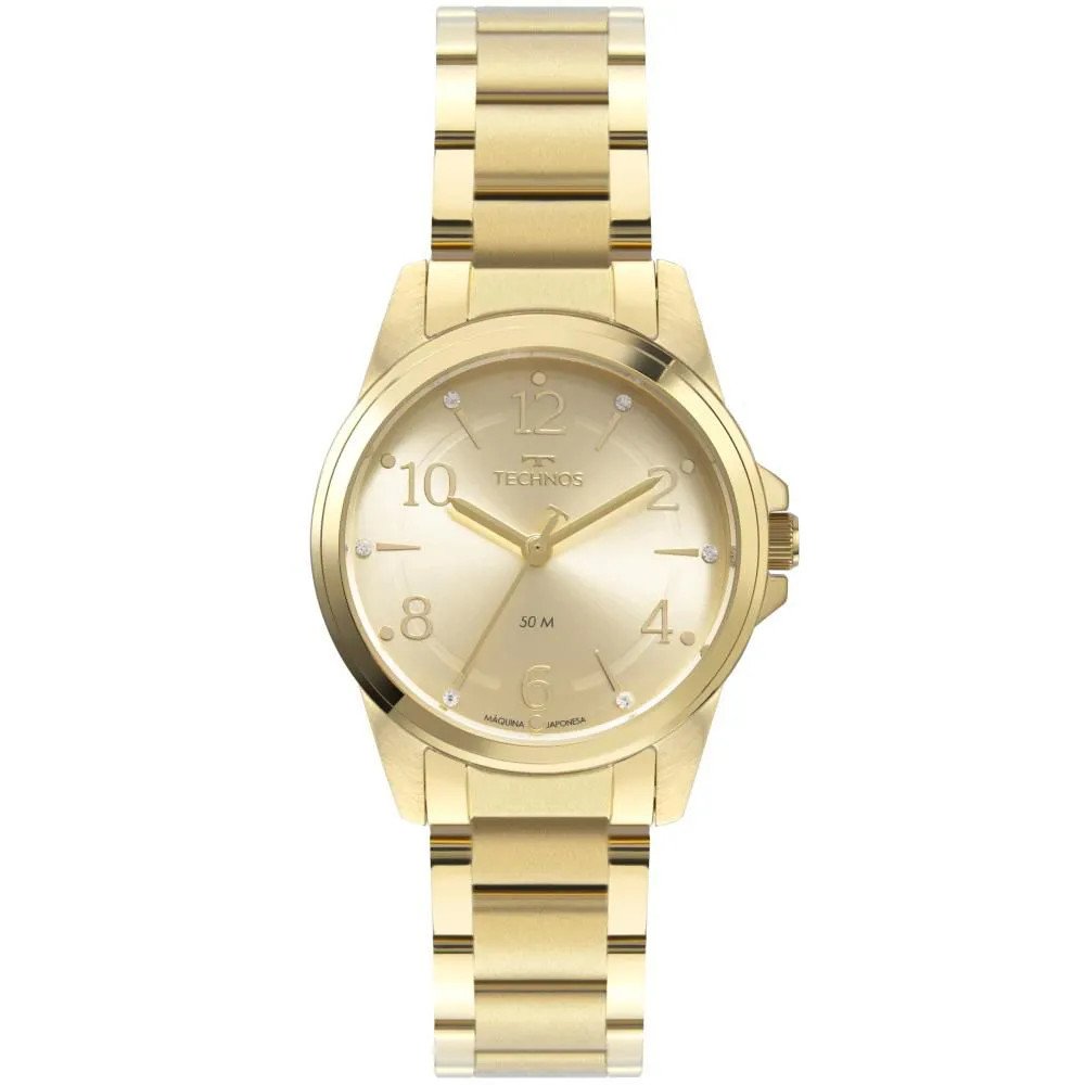 Relógio Feminino Technos Dourado Elegance 2035mtf/1x Dourado 1