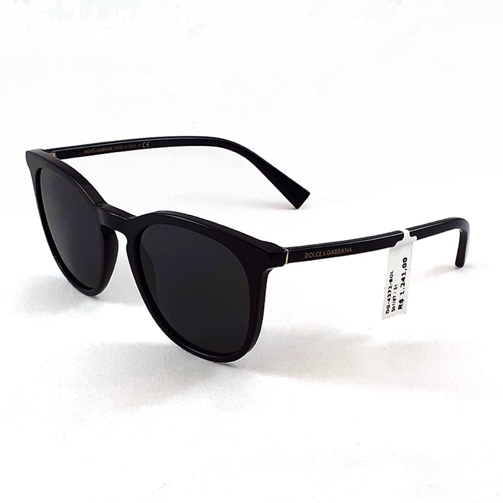 Óculos de Sol Masculino Dolce & Gabbana DG-4372-SOL Preto 4
