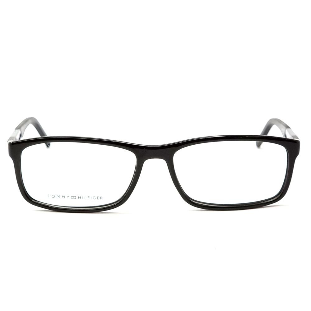 Armação para Óculos Masculino Tommy Hilfiger TH1639 Preto 1