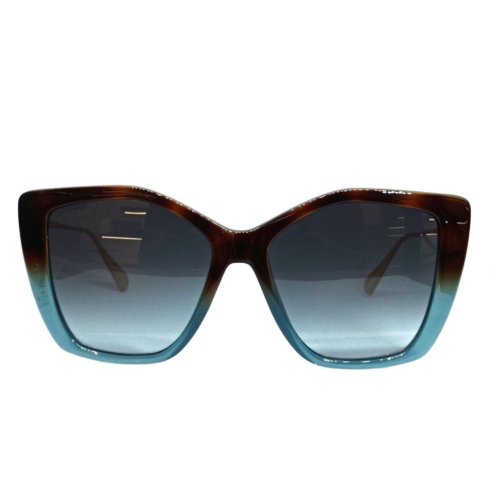 Óculos de Sol Feminino Gatinho Max&co 65 Marrom e Verde Multicores 1