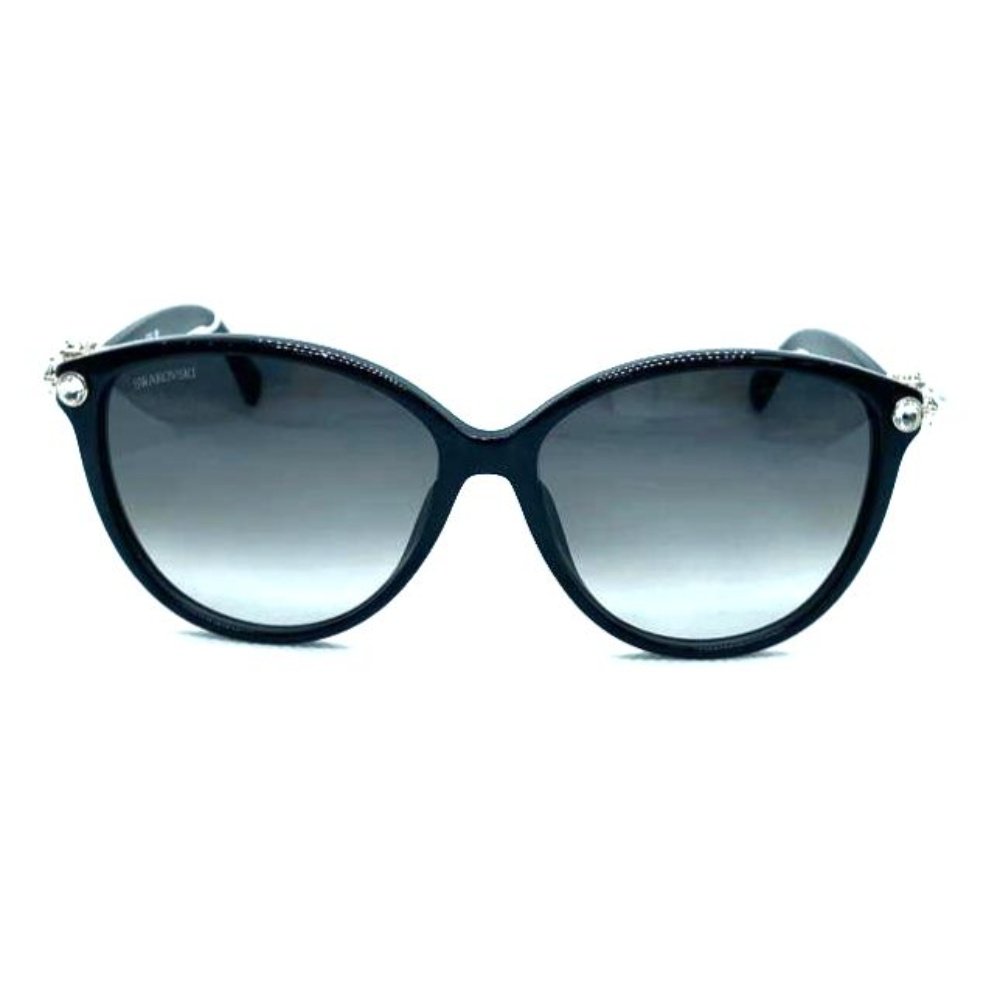 Óculos de Sol Feminino Redondo  Swarovski  362 Preto