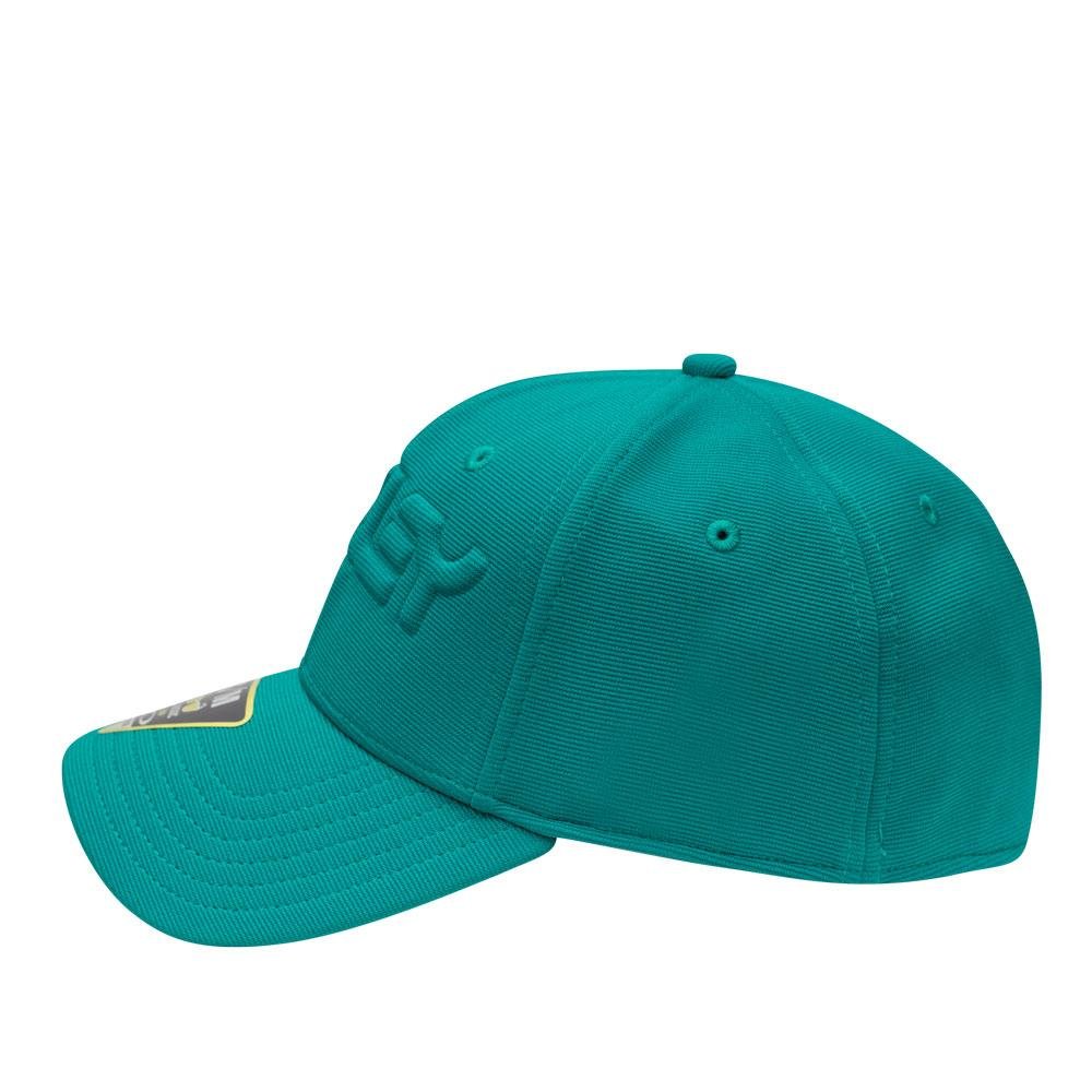Boné Oakley 6 Panel Stretch Hat Emboos Green Lake - verde água Verde 3