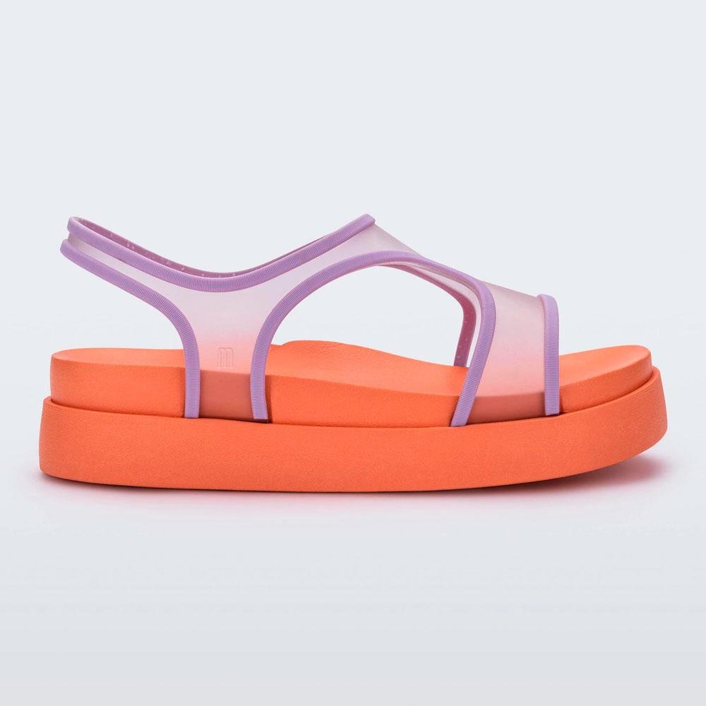 Sandália Melissa Bikini Platform Feminino Laranja 1