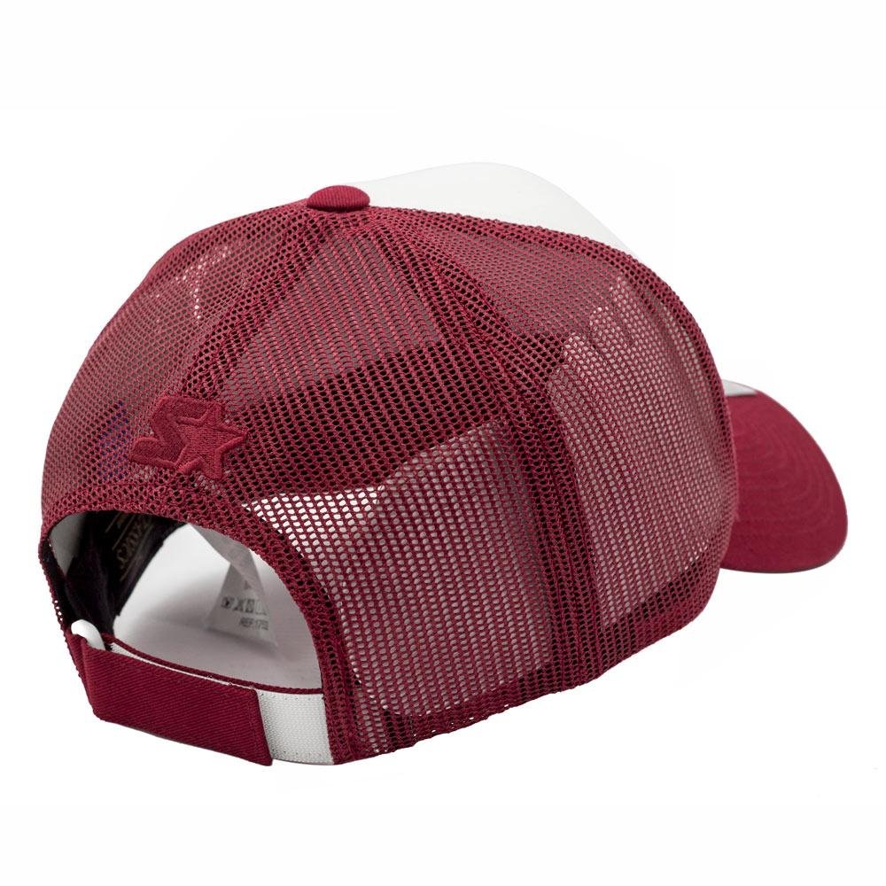 Boné Starter Aba Curva Snapback Trucker Vinho Vermelho 3