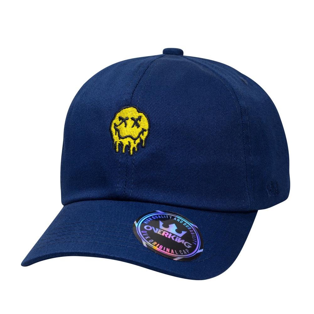 Boné Overking Dad Hat Strapback Melt Smile Marinho Azul 1