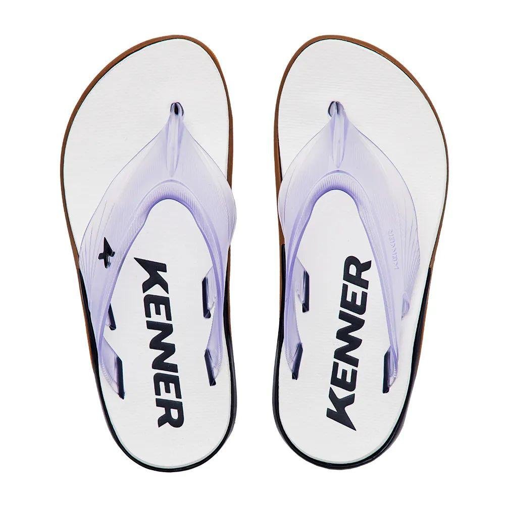 Chinelo Kenner X-Level DKB-03 Branco Branco 3