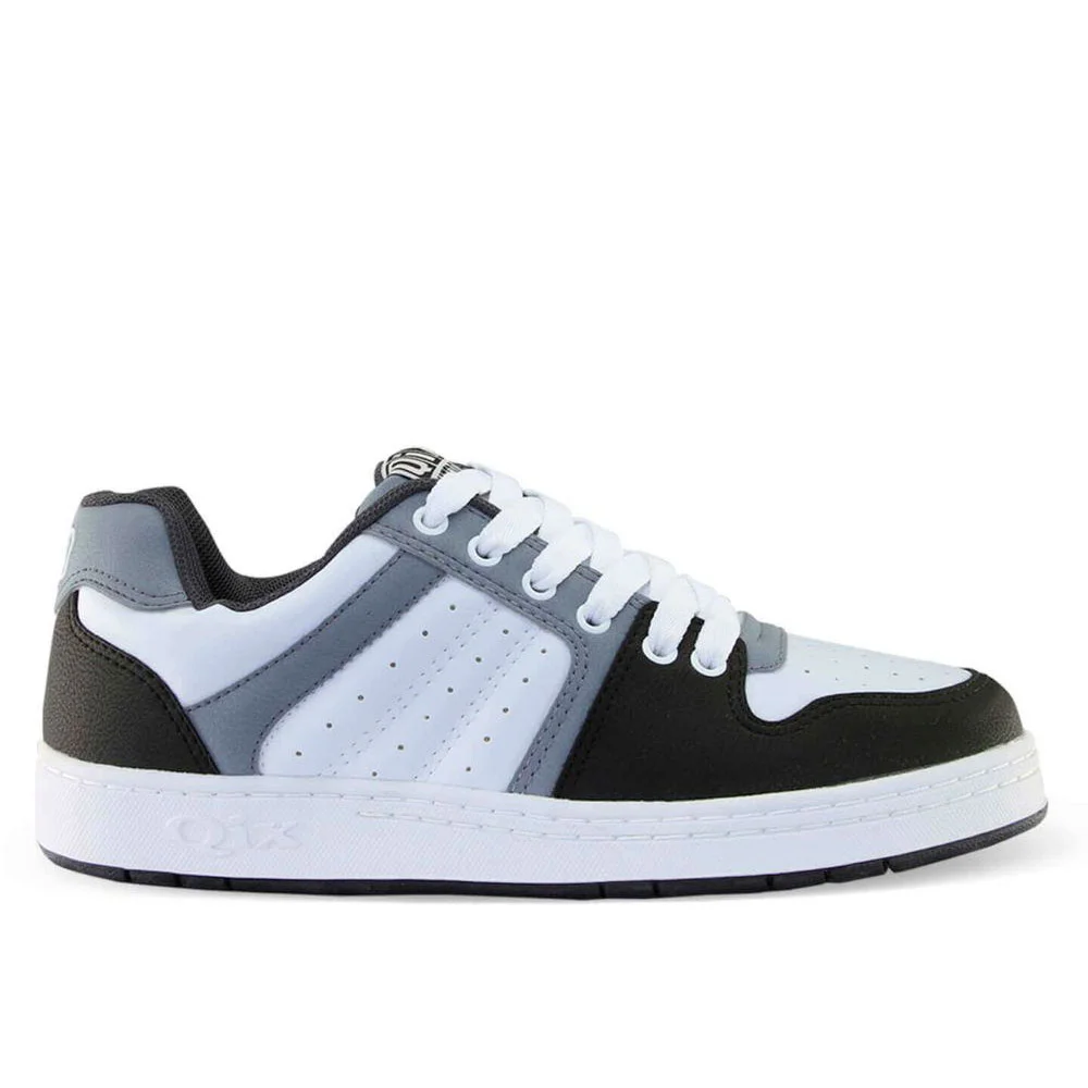 Tênis Qix 80s Branco /Cinza / Preto Branco 1