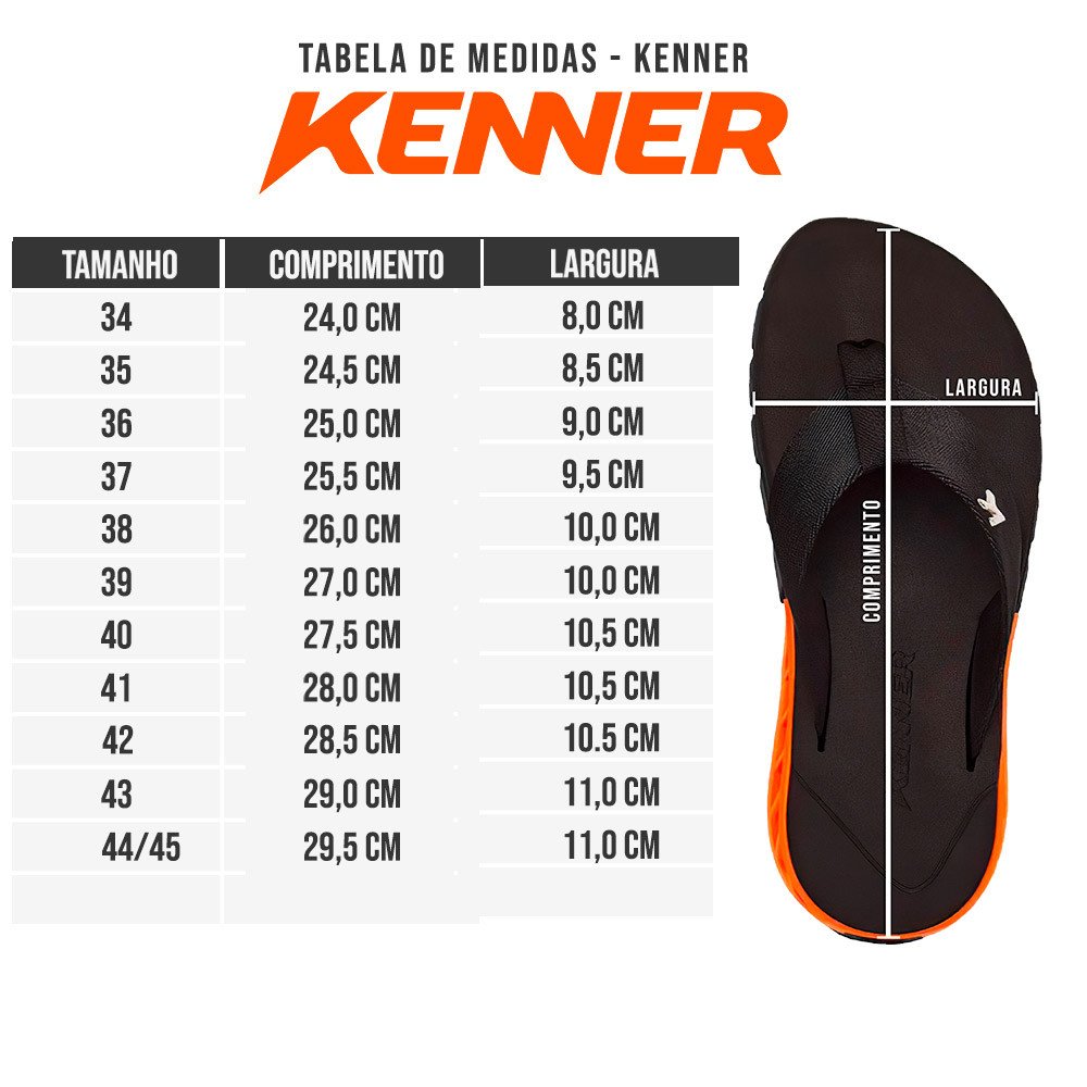 Chinelo Kenner X-Level DKB-02 Preto Preto 6
