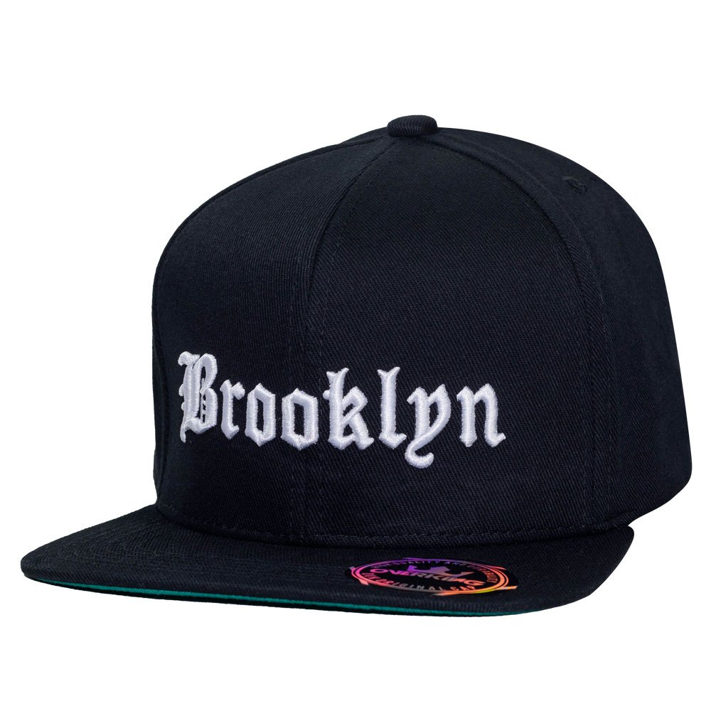 Boné Overking Brooklyn Aba Reta Snapback Preto Preto 1
