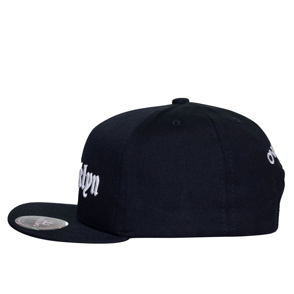 Boné Overking Brooklyn Aba Reta Snapback Preto Preto 3
