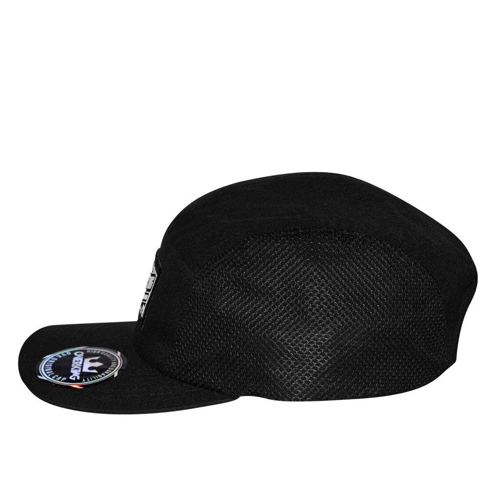 Boné Overking Five Panel Strapback Mesh Preto Preto 2