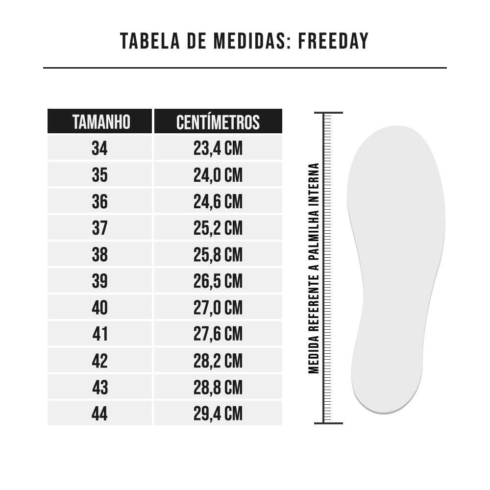 Tênis Freeday Vulcano Unissex Branco 6