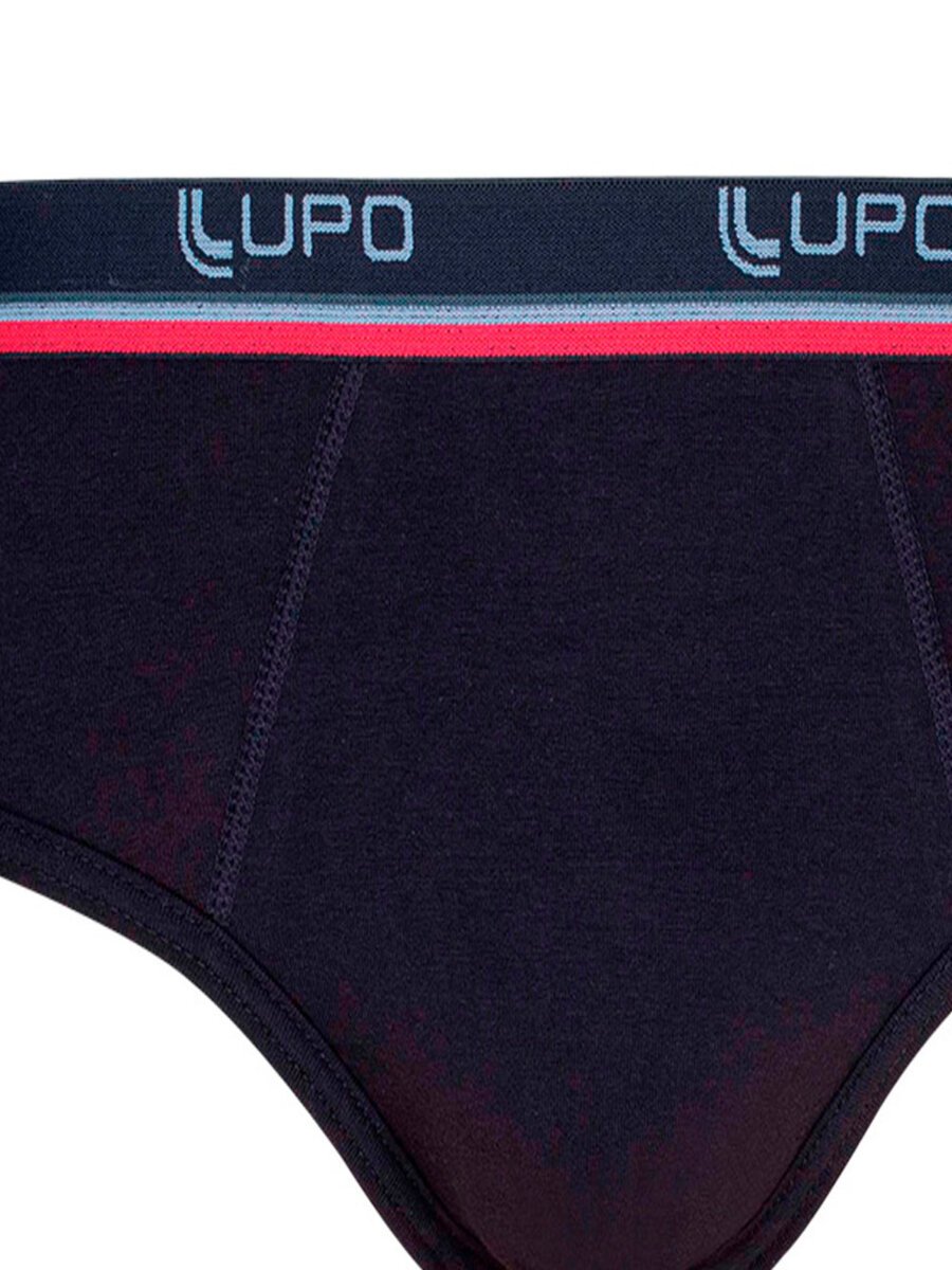 Kit 2 Cuecas Lupo Slip 524 Masculina Algodão Original Underwear