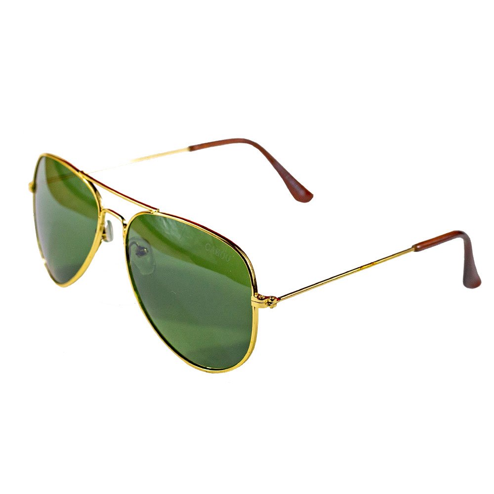 Óculos de Sol Camou Aviador Verde e dourado