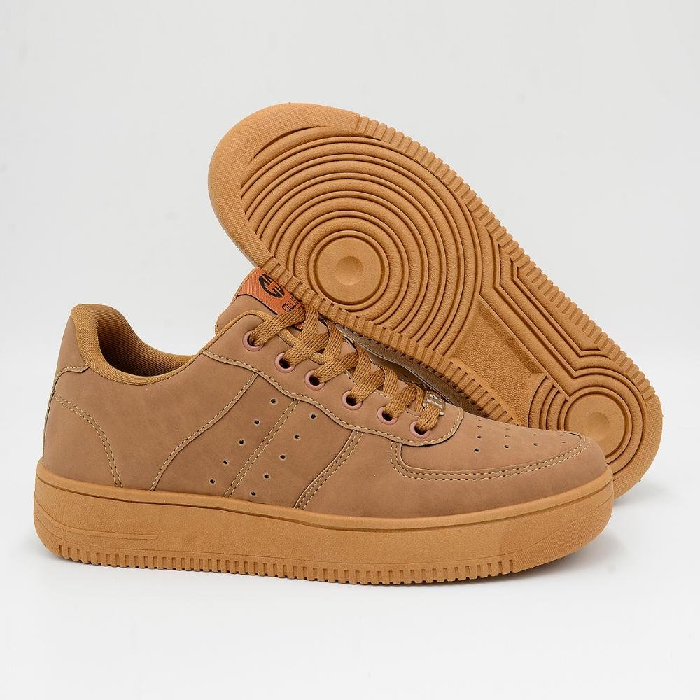 Tênis Street Ollie Juvenil Kings Menino Conforto Marrom 3