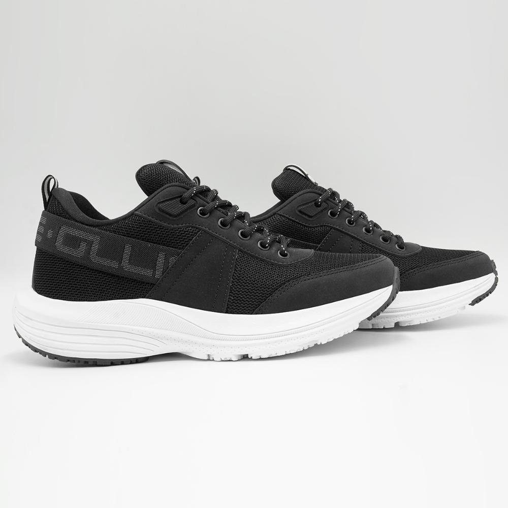 Kit 2 Tênis Ollie Juvenil Virtus Menino Conforto Preto/Branco 5