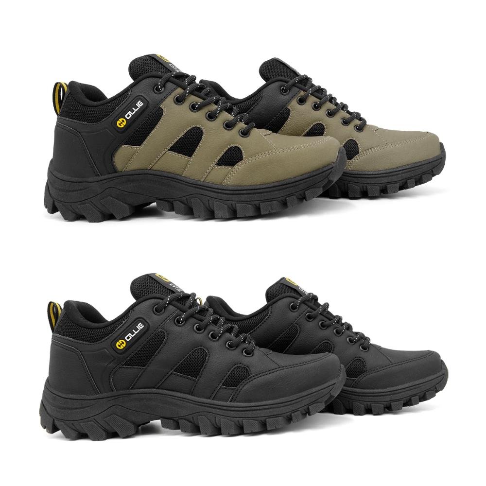 Kit 2 Tênis Trekking Ollie Broncos Adventure Trilhas Sortidas 1