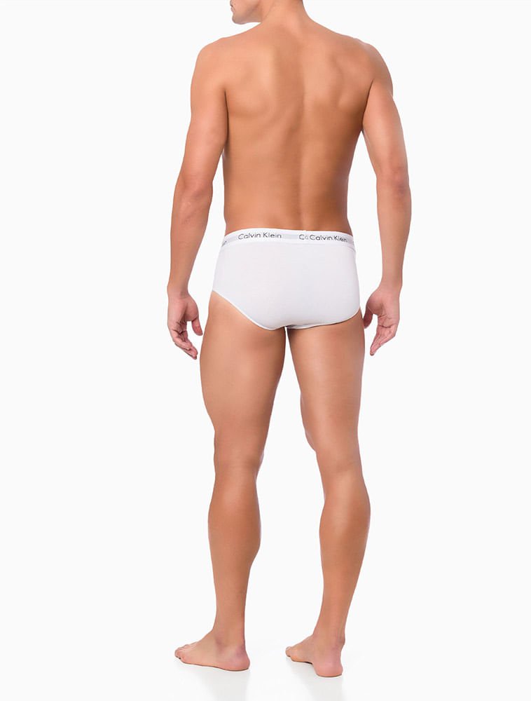 Cueca Brief de Modal Calvin Klein Underwear - Branco Branco 3