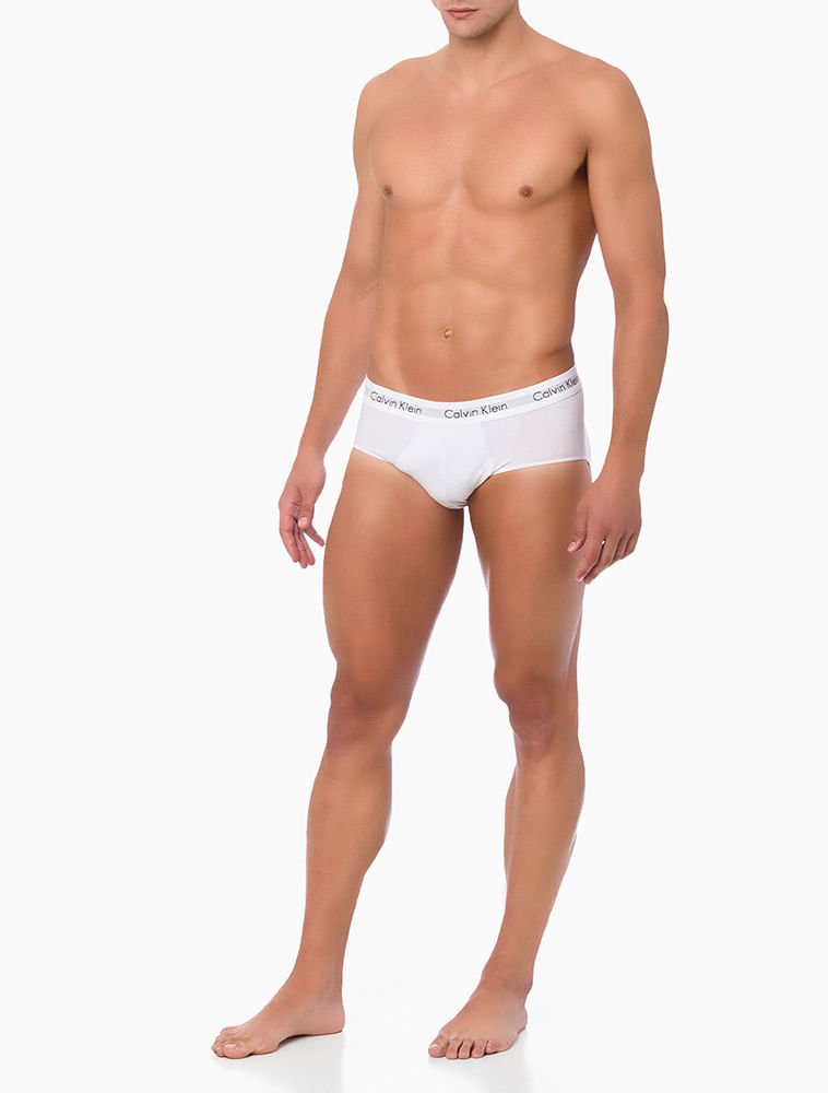 Cueca Brief de Modal Calvin Klein Underwear - Branco Branco 2