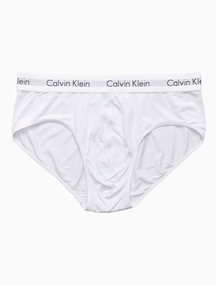 Cueca Brief de Modal Calvin Klein Underwear - Branco Branco 4