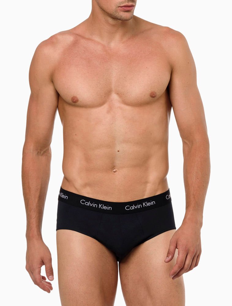 Cueca Brief de Modal Calvin Klein Underwear - Preto Preto 2