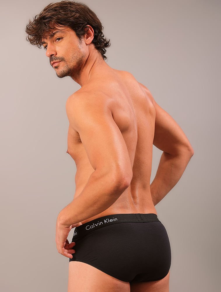 Cueca Brief de Modal Calvin Klein Underwear - Preto Preto 5