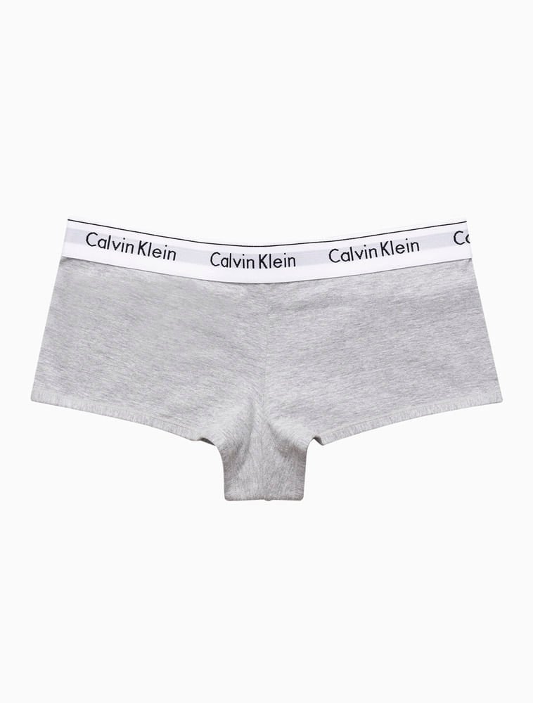 Boyshort Modern Cotton Calvin Klein Underwear - Mescla Cinza 4