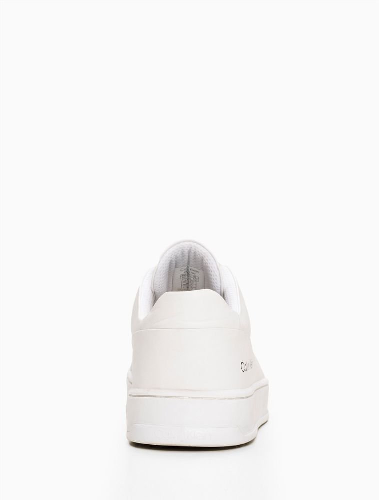 Tênis Couro Calvin Klein - Branco Branco 4