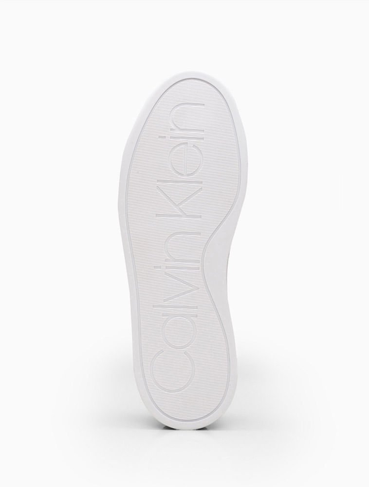 Tênis Couro Calvin Klein - Branco Branco 5