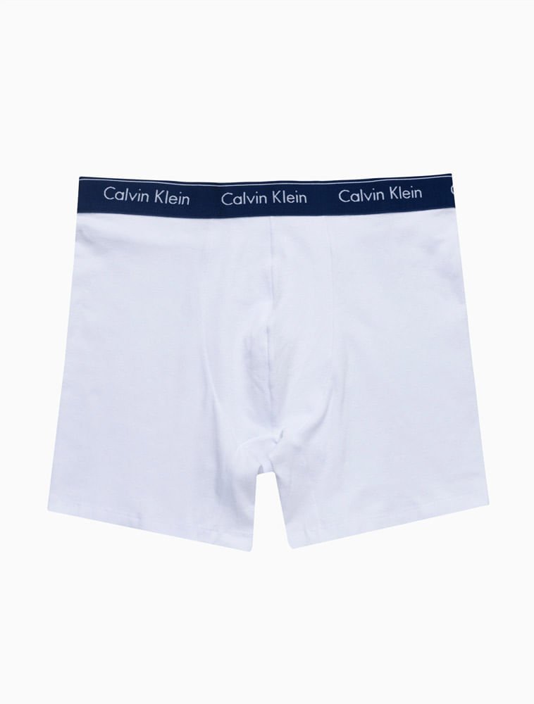 Underwear Boxer Básica Elástico Com Logo Cueca Calvin Klein