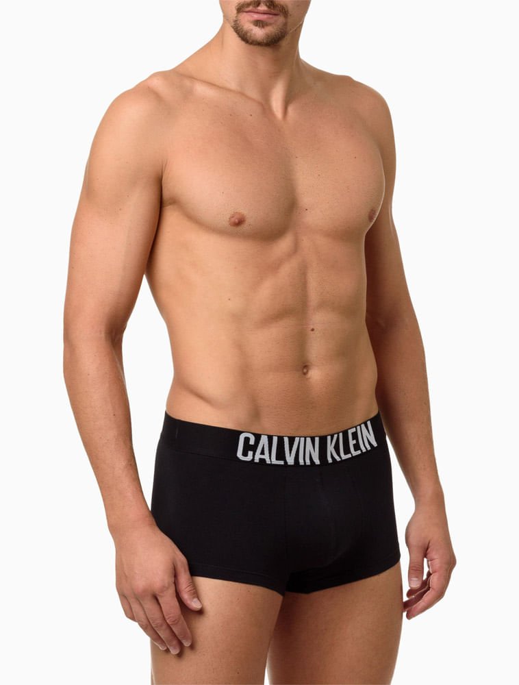 Cueca Low Rise Cotton Intense Power Calvin Klein Underwear - Preto