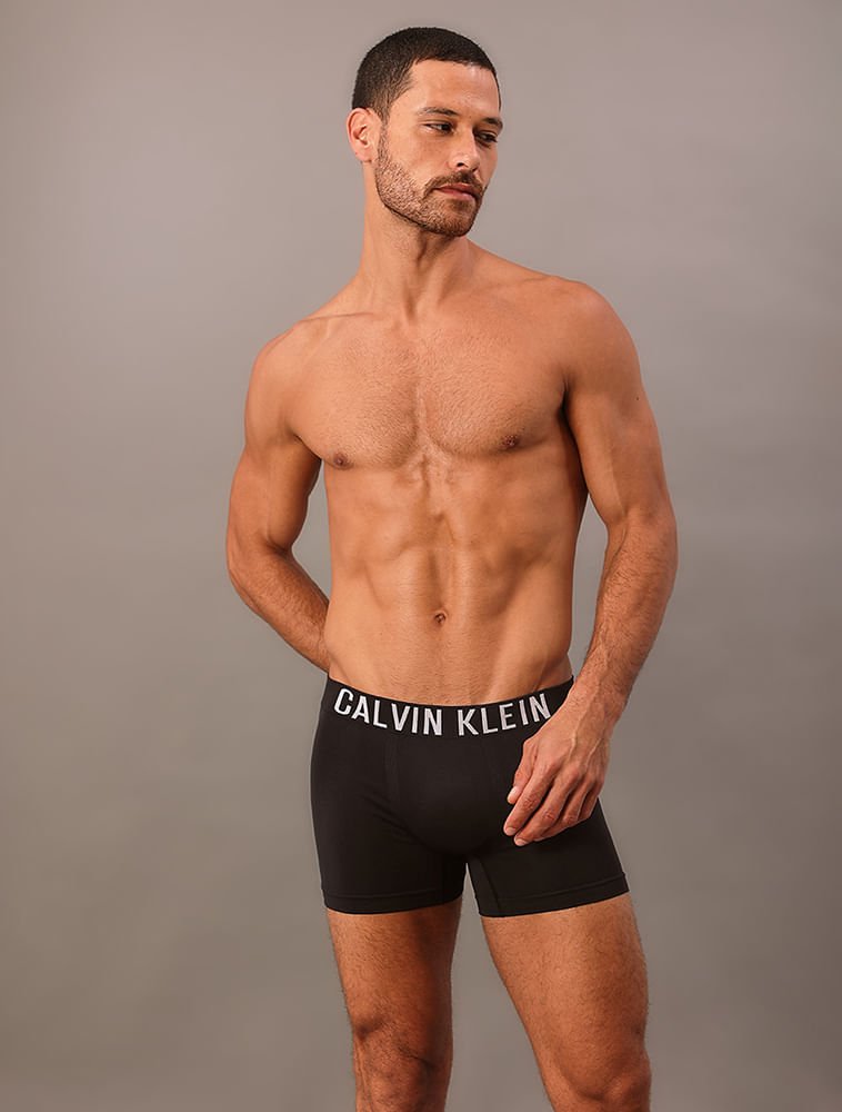 Cueca Trunk Intense Power Seamless Calvin Klein Underwear - Preto Preto 2